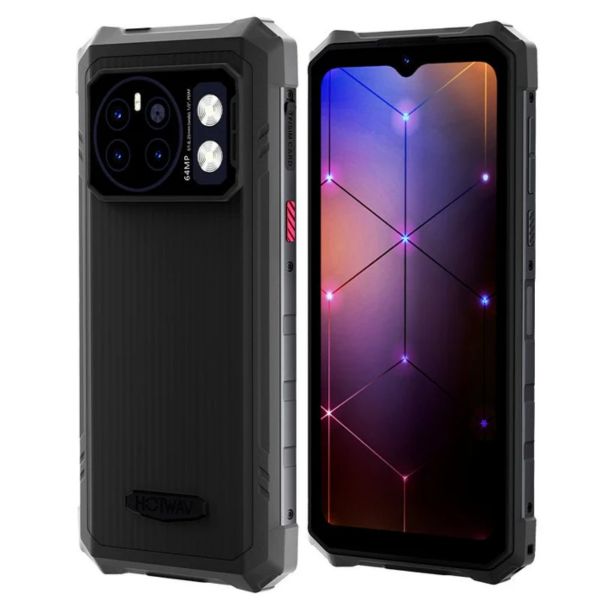 Hotwav Cyber 13 okostelefon (fekete) (CYBER 13 BLACK)
